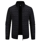 Men's Stand Collared Cardigan