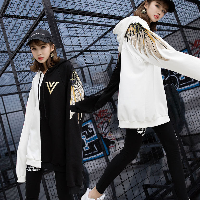 Women's Back Angel Wing Hoodie