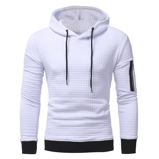 Men's Hoodie With Arm Zipper