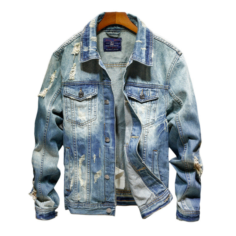 Men's Washed Denim Jacket
