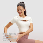 Women's Ventilated Athletic Short-sleeve Top