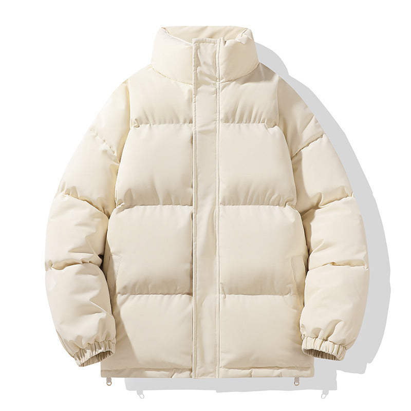 Stand-up Collar Cotton-padded Puffer Jacket