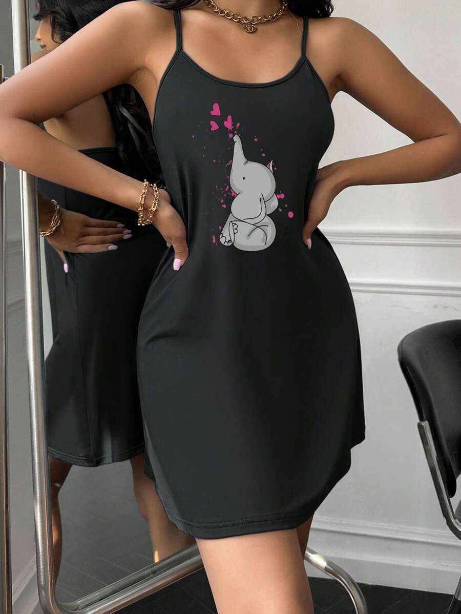 Women's Sleeveless One-Piece Sleepwear