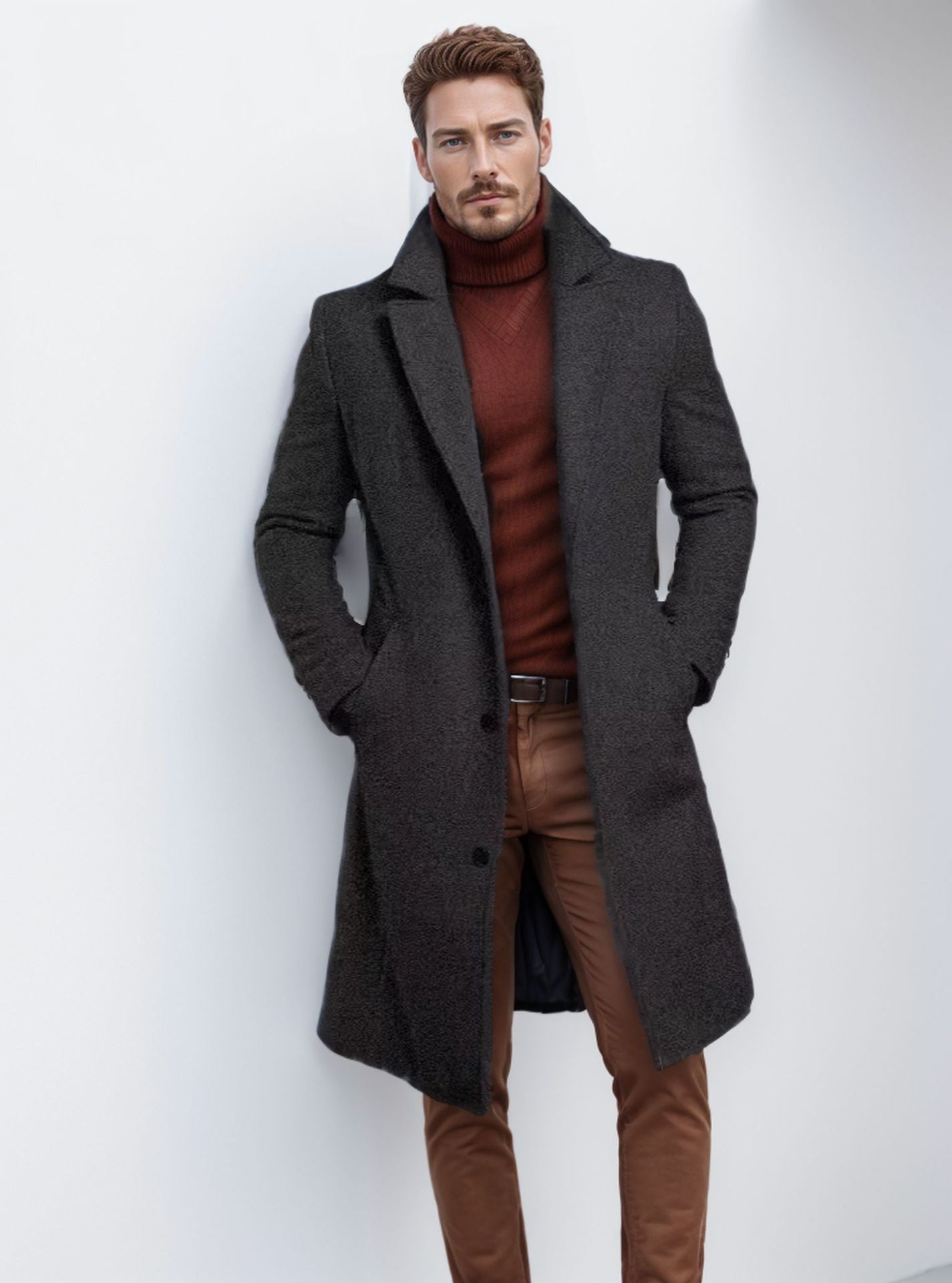 Men's Mid-length Coat