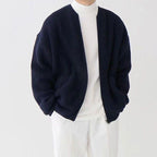 Men's Zip Up Knitted Long Sleeved Jacket