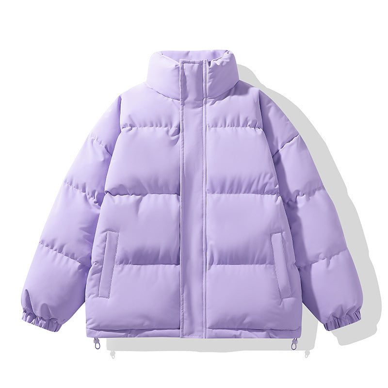 Stand-up Collar Cotton-padded Puffer Jacket