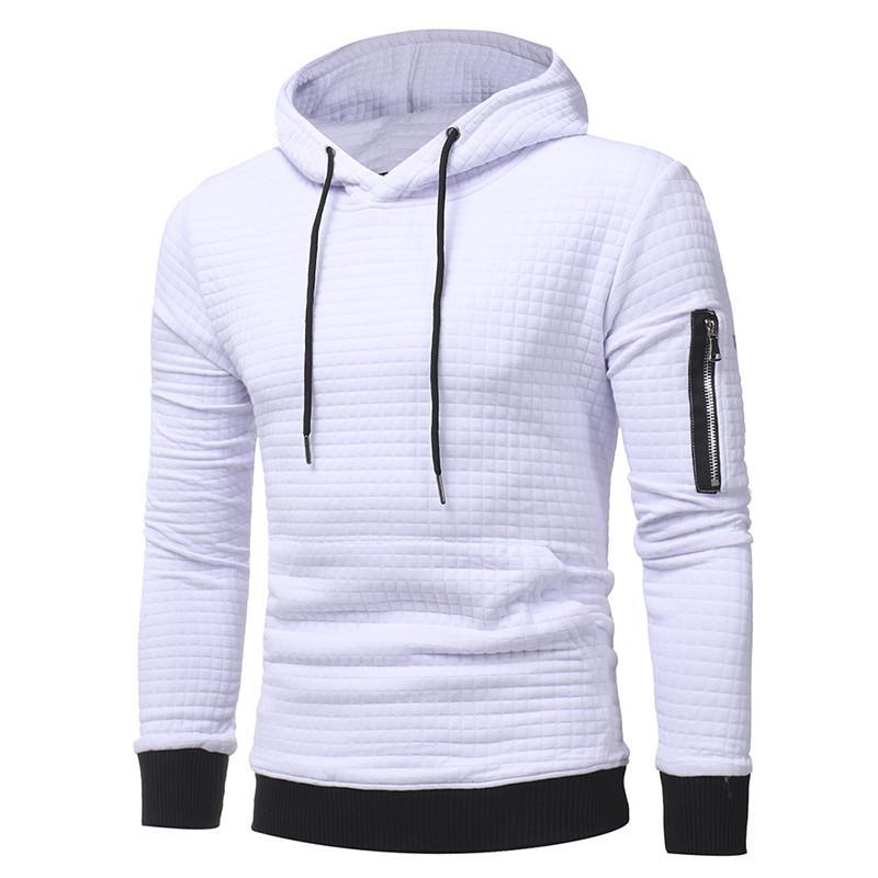 Men's Hoodie With Arm Zipper