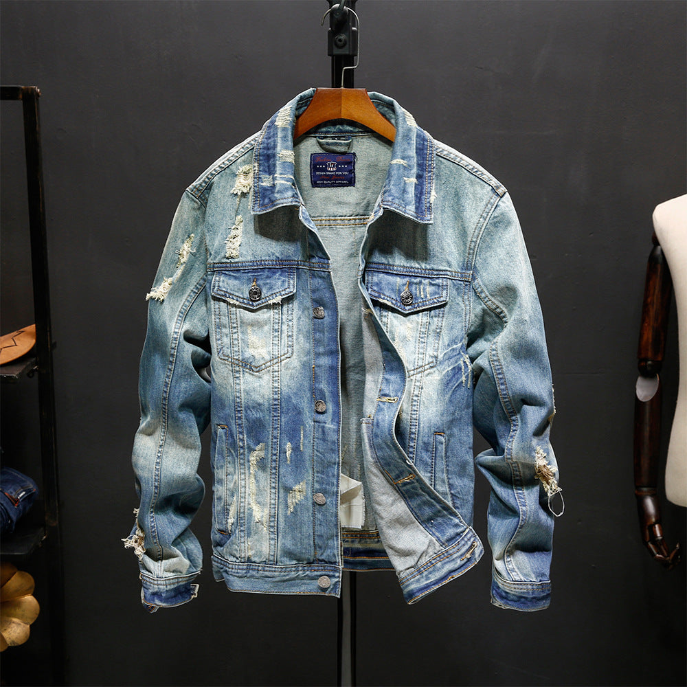 Men's Washed Denim Jacket