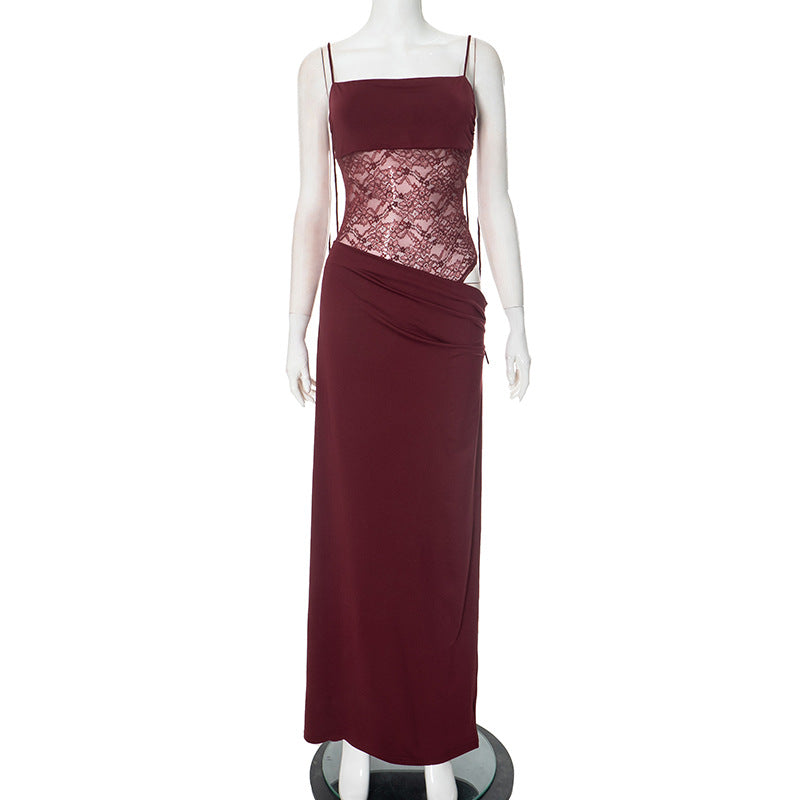 Women's Lace Long-Skirt Dress