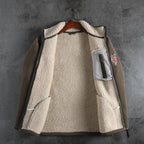 Men's Stand Collared Thick Coat