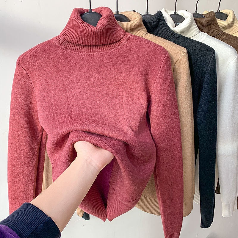 Women's Plush Elegant Staple Turtleneck