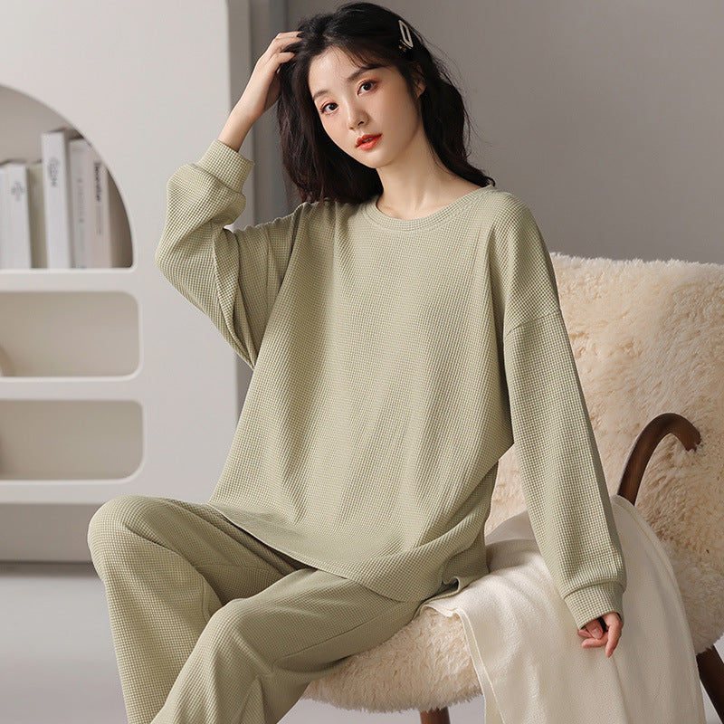 Women's Long Sleeve Pullover Top And Pants Set