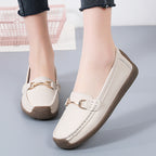 Women's Leather Slip-on Flats