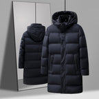Men's Long Thick Down Jacket Coat