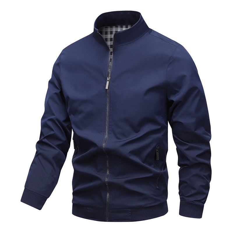 Men's Stand Up Collared Jacket