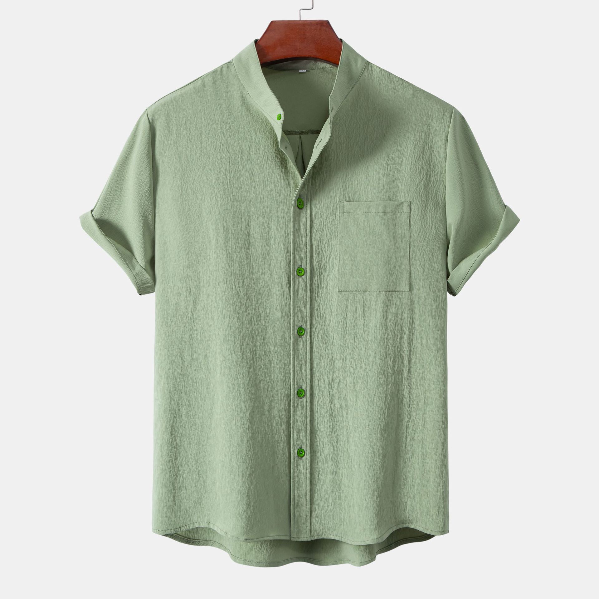 Men's Stand Collar Everyday Shirt