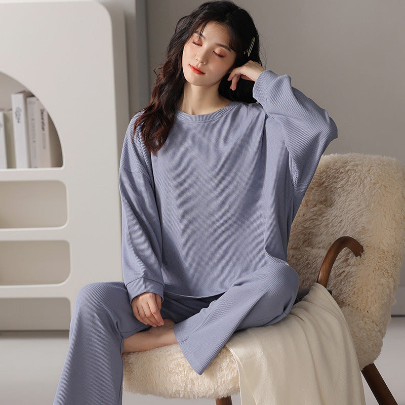 Women's Long Sleeve Pullover Top And Pants Set