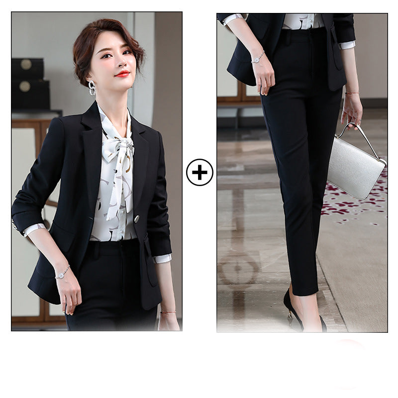 Women's Solid Professional Suit