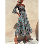 Women's Fashionable Off-Shoulder Waist Dress