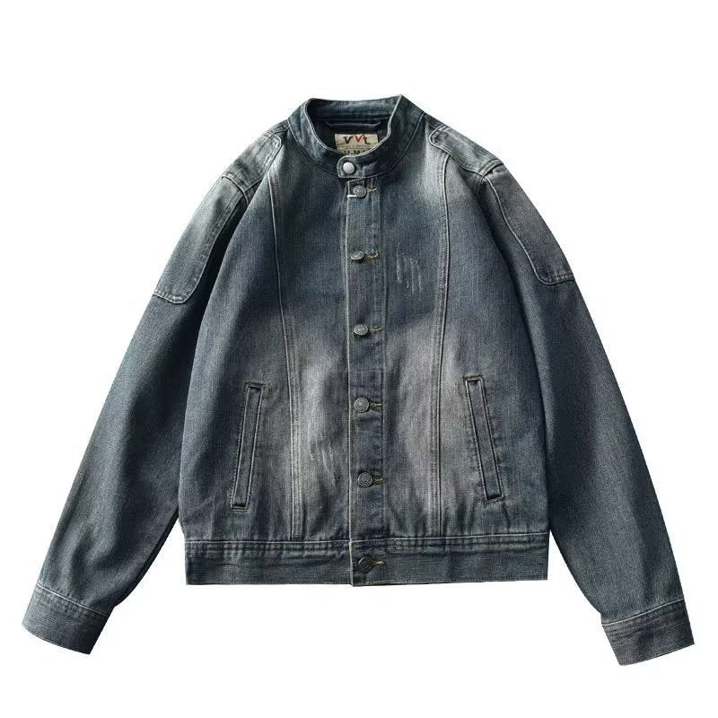Men's Stand Collar Retro Jacket