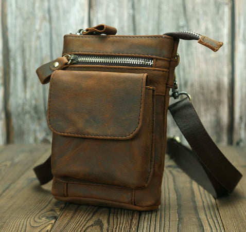 Genuine Leather Waist Bag