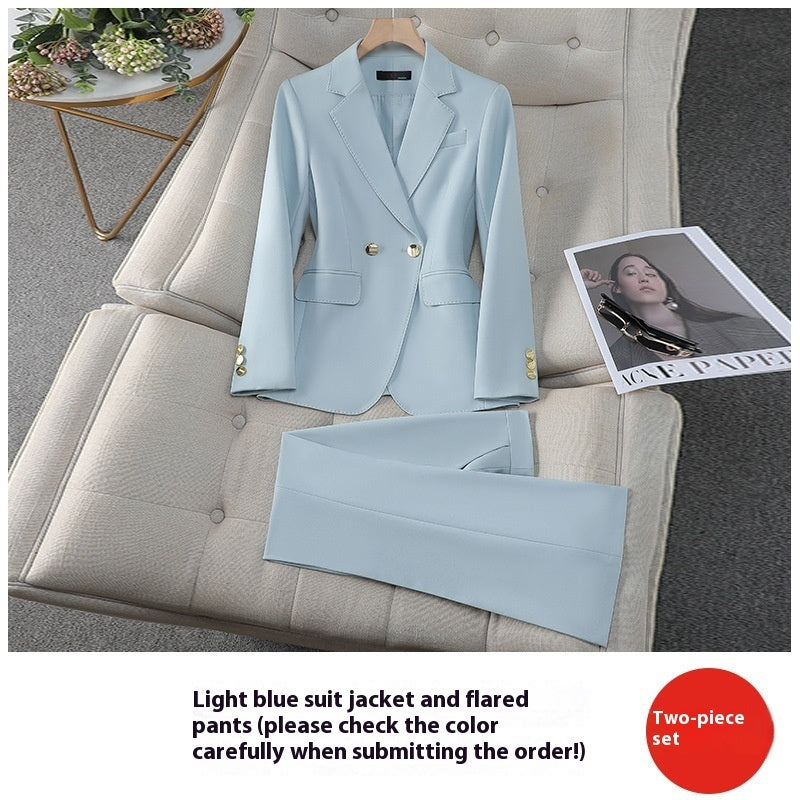 Women's Bootcut Pants And Jacket Set