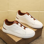Mens Genuine Leather Sneakers