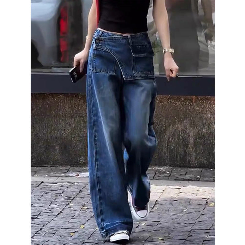 Women's High-waisted Wide-leg Jeans