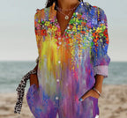 Women's Cross-Border Lapel Shirt