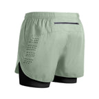 Men's Quick-Dry Double-Layer Fitness Shorts