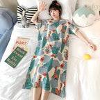 Women's Printed Short-sleeve Loungewear