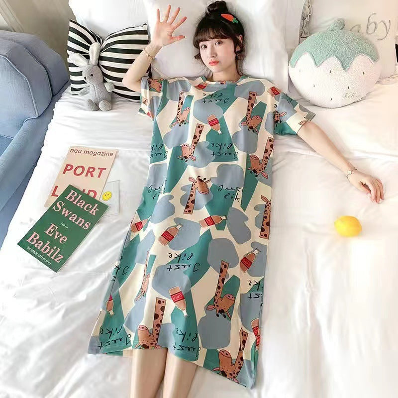 Women's Printed Short-sleeve Loungewear