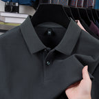 Men's Mercerized Polo Collar Short Sleeve T-Shirt
