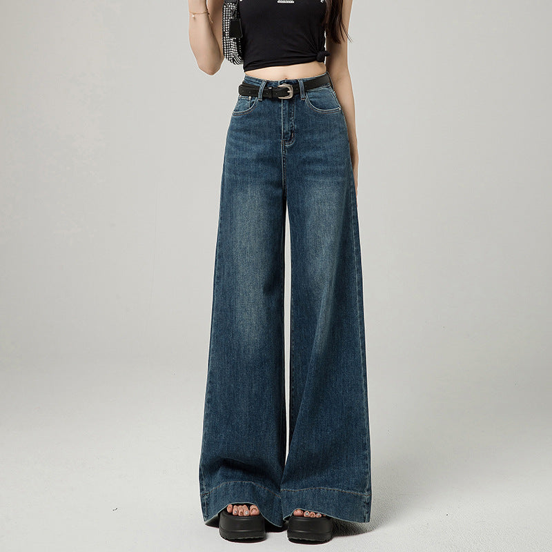 Women's High Waist Wide Leg Relaxed Jeans