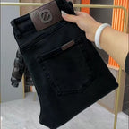 Men's Washed Slim-fit Jeans