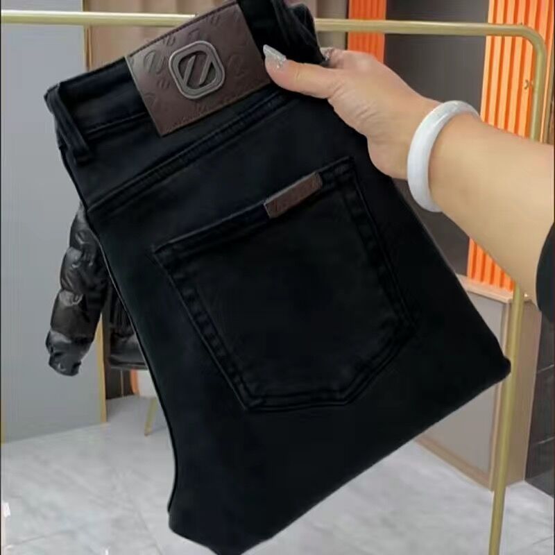 Men's Washed Slim-fit Jeans