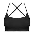 Women's Thin Strapped Chest Padded Shockproof Yoga Bra
