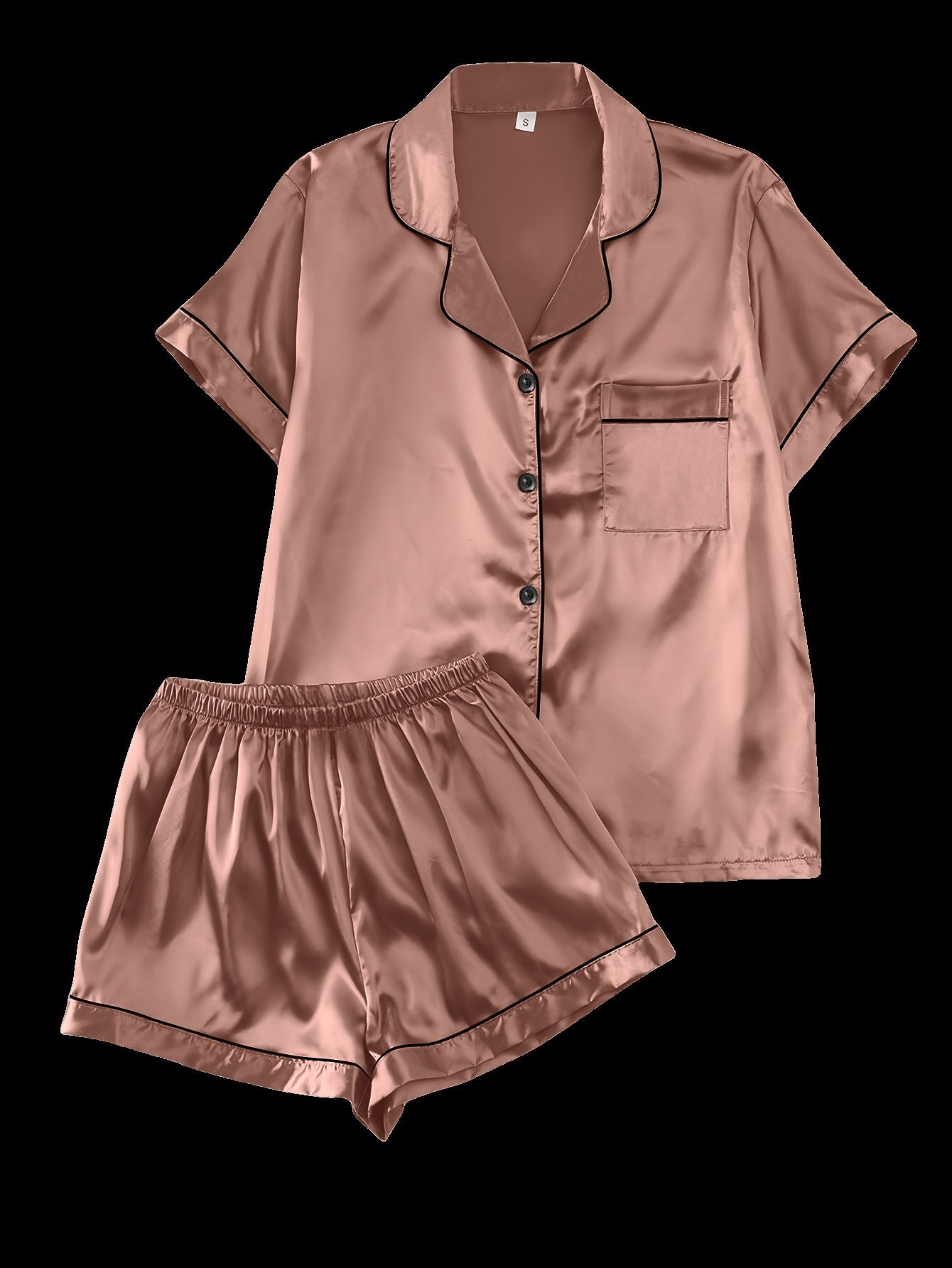 Women's Silk Imitation Pajamas