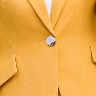 Women's Solid Color Professional Suit