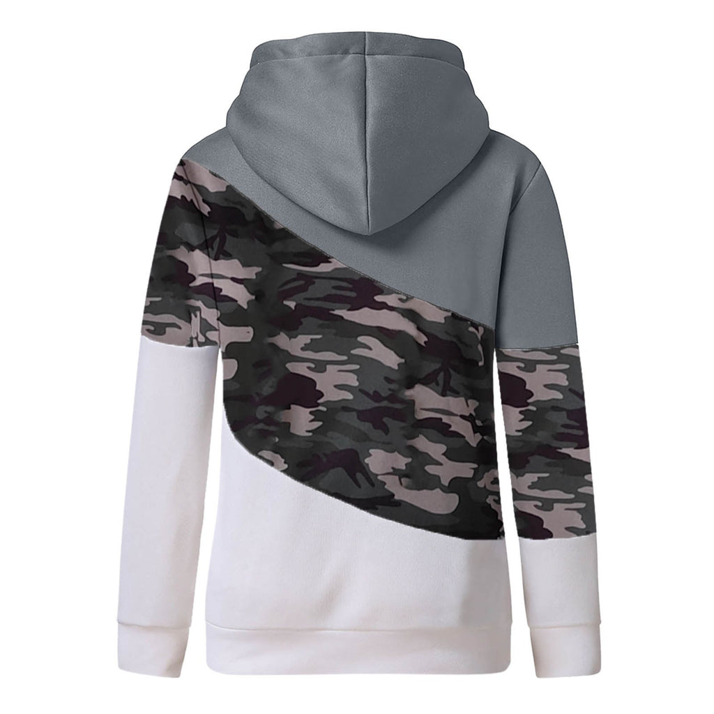 Women's Tri Patterned Hoodie