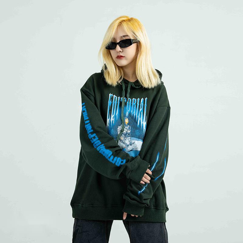 Desperate Knight Print Hoodie