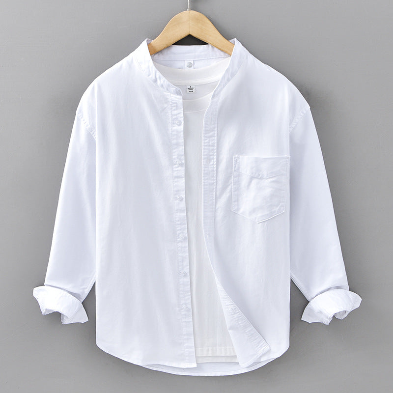 Men's Pure Cotton Washed Oxford Shirt