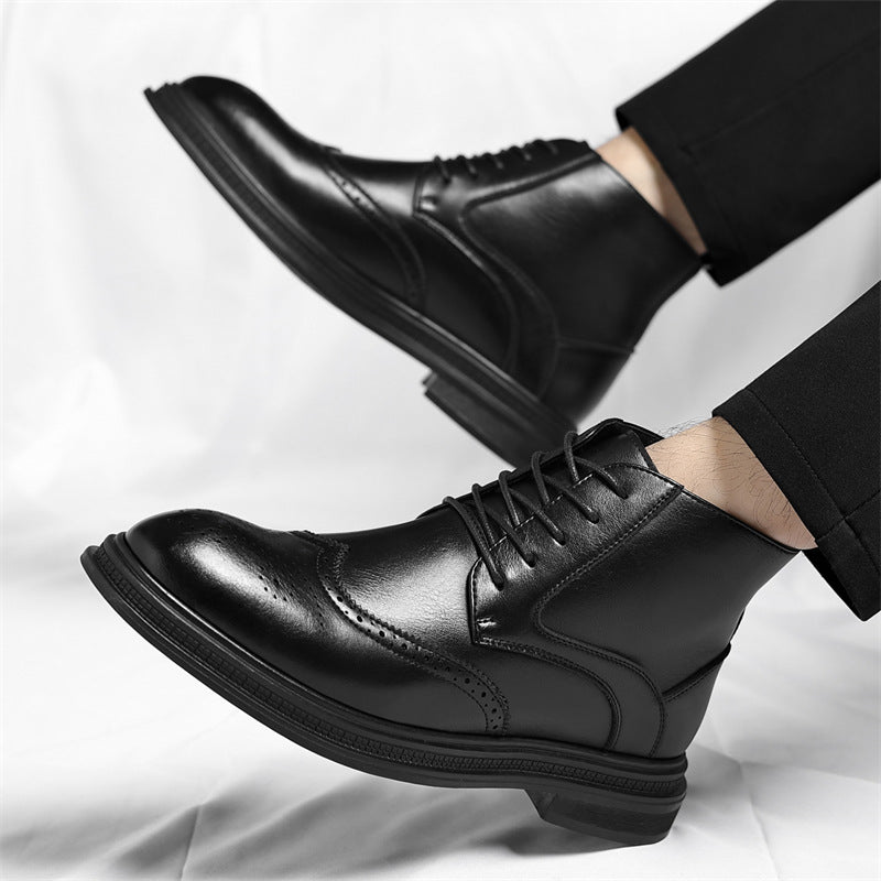 Men's Velvet And Non-Velvet Martin Boots