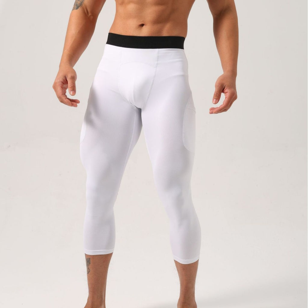Men's Elastic Close-Fitting Unrestricted Smooth Quick-Dry Pouch Pants