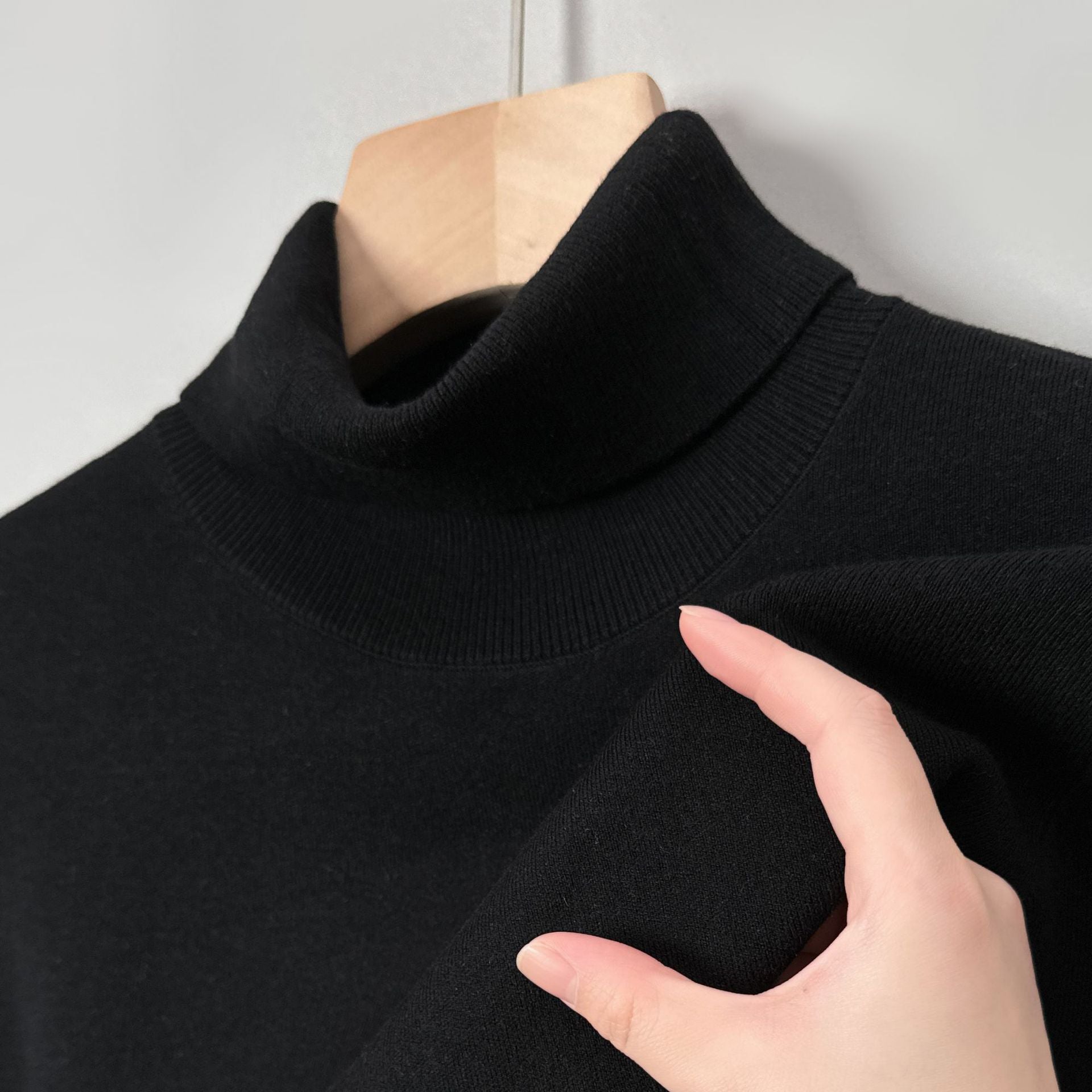 Mens Non-scratchy Thermal Turtleneck