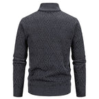 Men's Stand Collared Cardigan