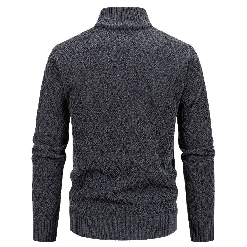 Men's Stand-up Collar Cardigan
