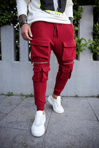 Men's Multi Pocket Loose Cotton Pants