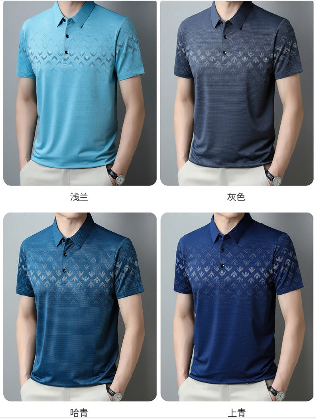 Men's Quick Dry Cool Mesh Polo T-Shirt