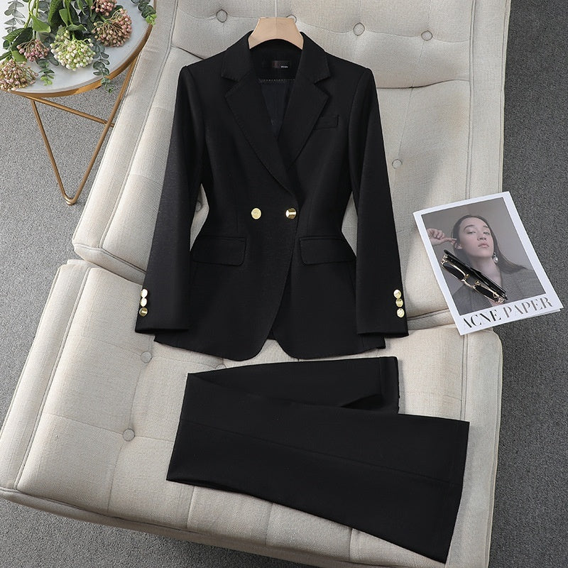 Women's Bootcut Pants And Jacket Set